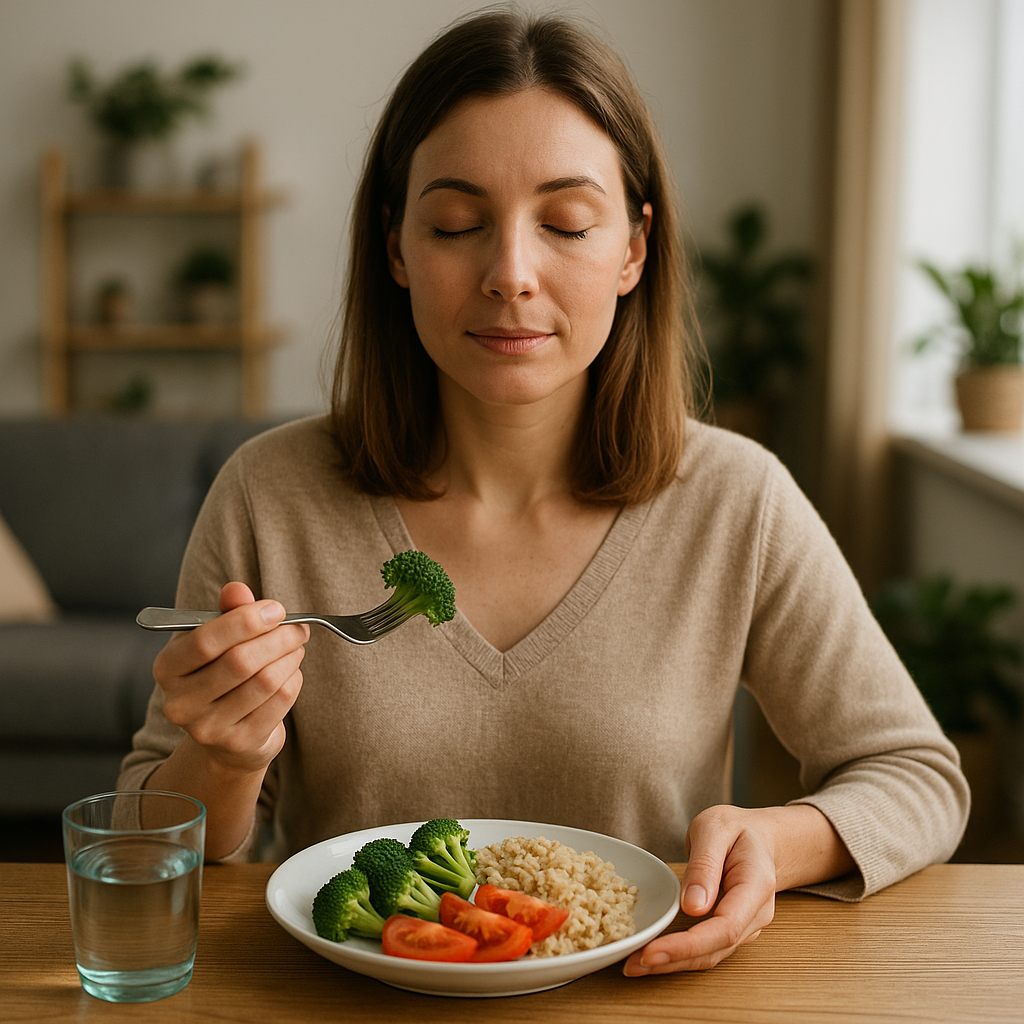 Jak wprowadzić zasady mindful eating do codziennego życia.