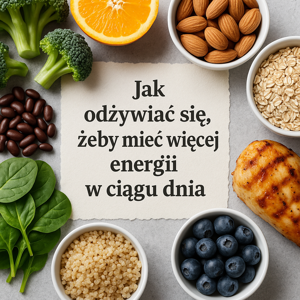 Jak odżywiać się, żeby mieć więcej energii w ciągu dnia.