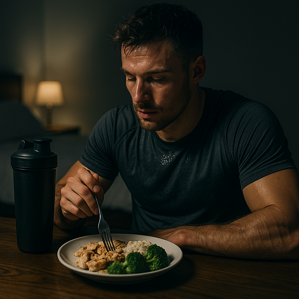 Czy można jeść po treningu w nocy.