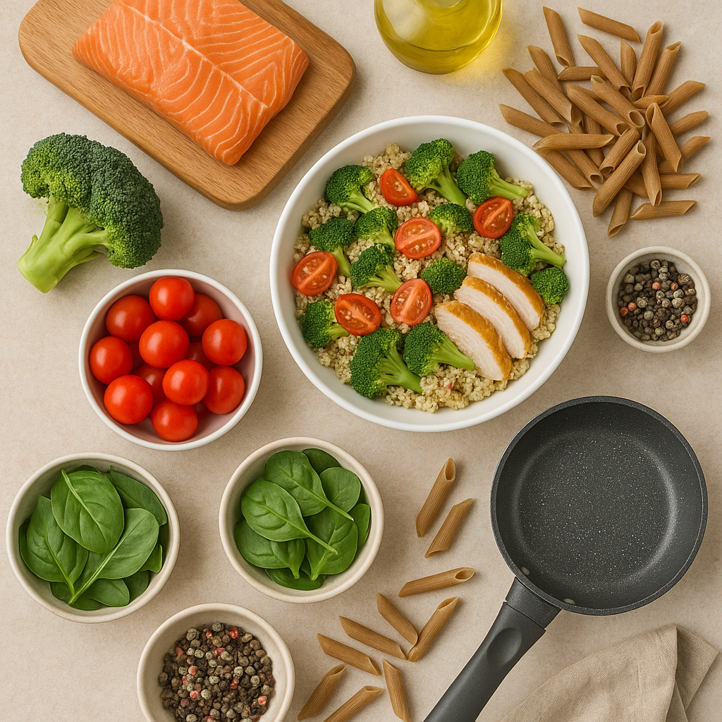 Jak przygotować zdrowe obiady w 15 minut.