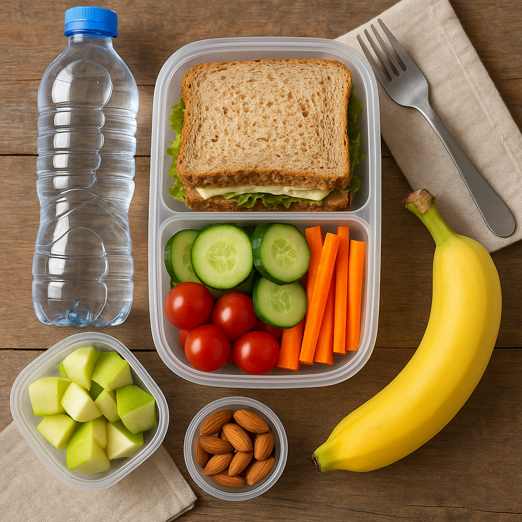 Jak przygotować zdrowe jedzenie na podróż.