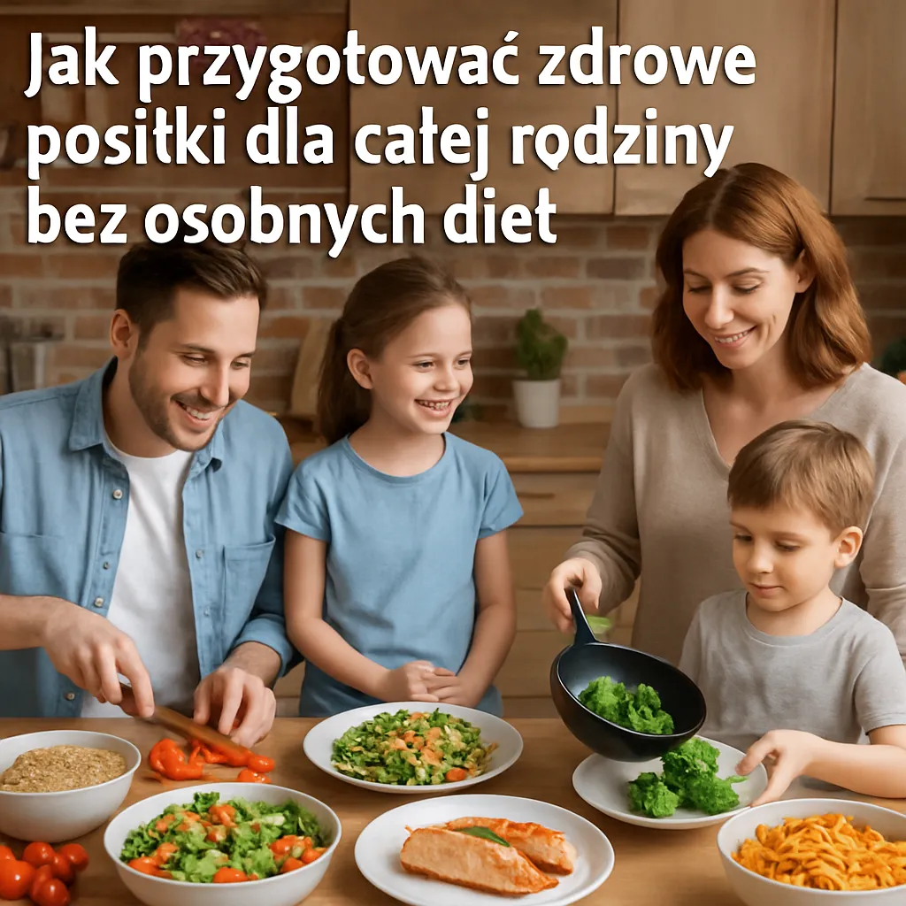 Jak przygotować zdrowe posiłki dla całej rodziny bez osobnych diet.