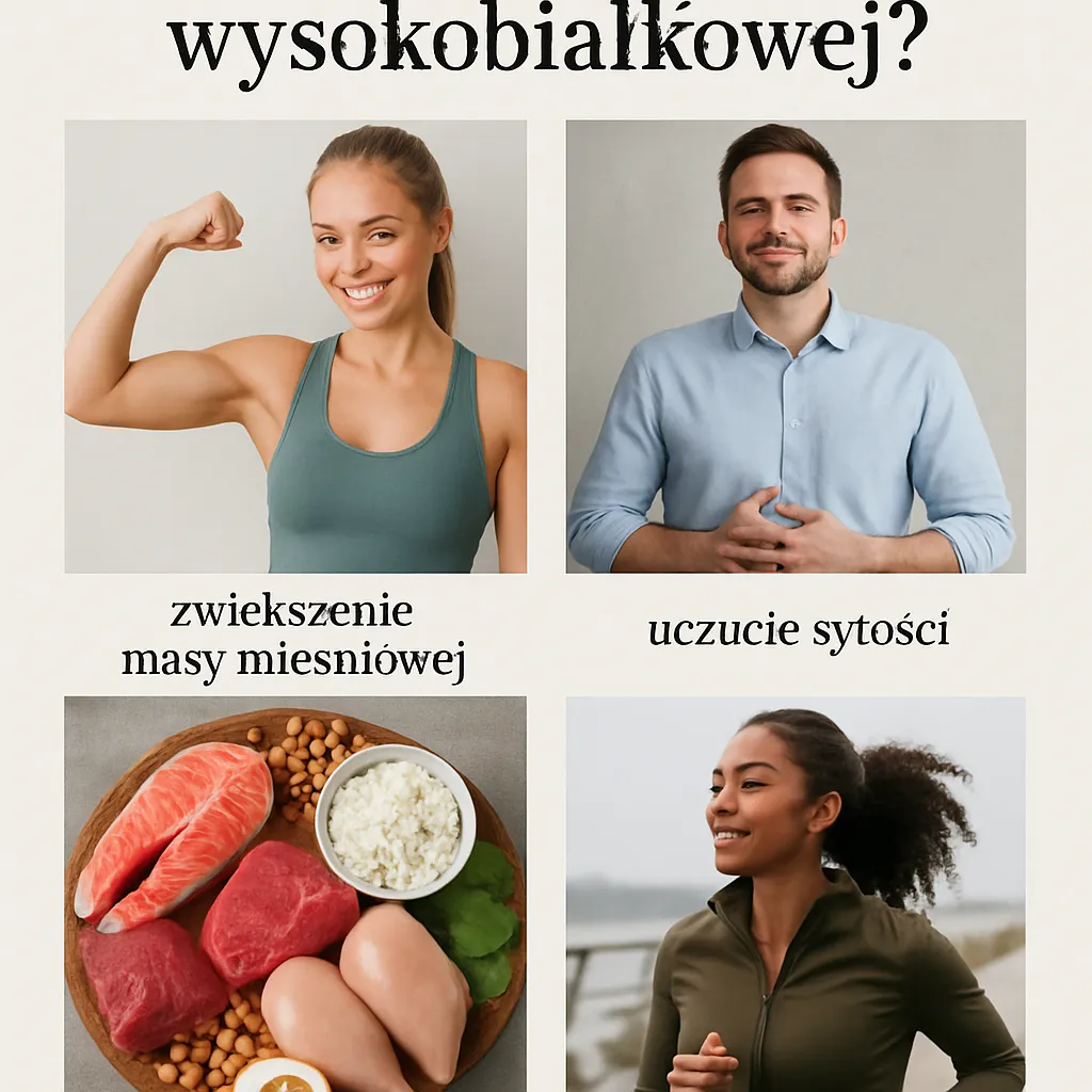 Jakie są zalety diety wysokobiałkowej.